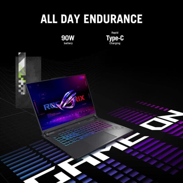 ASUS ROG Strix G16 Gaming Laptop, 16” 16:10 FHD 165Hz Display, NVIDIA® GeForce RTX™ 4060, Intel Core i7-13650HX, 16GB DDR5, 1TB PCIe Gen4 SSD, Wi-Fi 6E, Windows 11, G614JV-AS74 - Image 8
