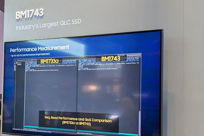 Samsung's 128 TB-Class BM1743 Enterprise SSD Displayed at FMS 2024