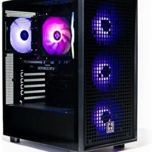 Cost Plus Gaming M1 Flow - Starter Tier Gaming PC - AMD Ryzen 5 3600 3.6 GHz, RTX 3050, 500GB NVME SSD, 16GB DDR4-3200, WiFi, 600W+ Gold PSU, WiFi, Windows 11 Home 64-bit