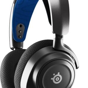 SteelSeries Arctis Nova 7P Wireless Multi-Platform Gaming Headset — Neodymium Magnetic Drivers — 2.4GHz + Bluetooth — 38Hr USB-C Battery — Gen2 AI Mic — PlayStation, PC, Switch, VR, Mobile - Black
