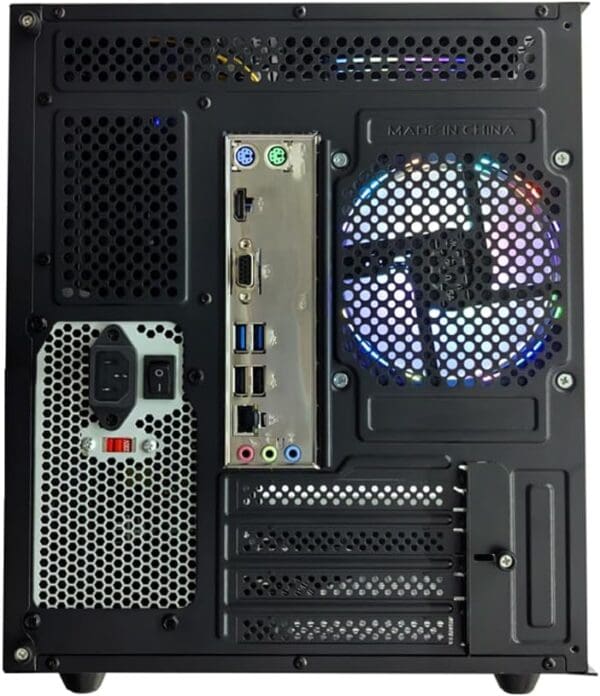 Gaming PC AMD Ryzen5 Quad-Core Processor（UP to 3.7GHz） 512GB Nvme SSD 16GB RAM（Integrated AMD Radeon Vega Graphics Prebulilt Desktop Computers Black - Image 4