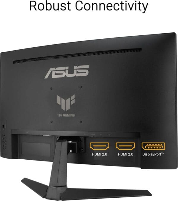 ASUS TUF Gaming 27” 1440P Curved HDR Gaming Monitor (VG27WQ3B) - QHD (2560 x 1440), 180Hz, 0.5ms, 1500R, Extreme Low Motion Blur, FreeSync, 90% DCI-P3, Shadow Boost, DisplayWidget, 3 yr Warranty - Image 6