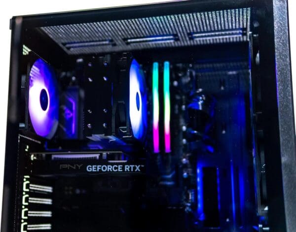 Cost Plus Gaming M1 Flow - Starter Tier Gaming PC - AMD Ryzen 5 3600 3.6 GHz, RTX 3050, 500GB NVME SSD, 16GB DDR4-3200, WiFi, 600W+ Gold PSU, WiFi, Windows 11 Home 64-bit - Image 5