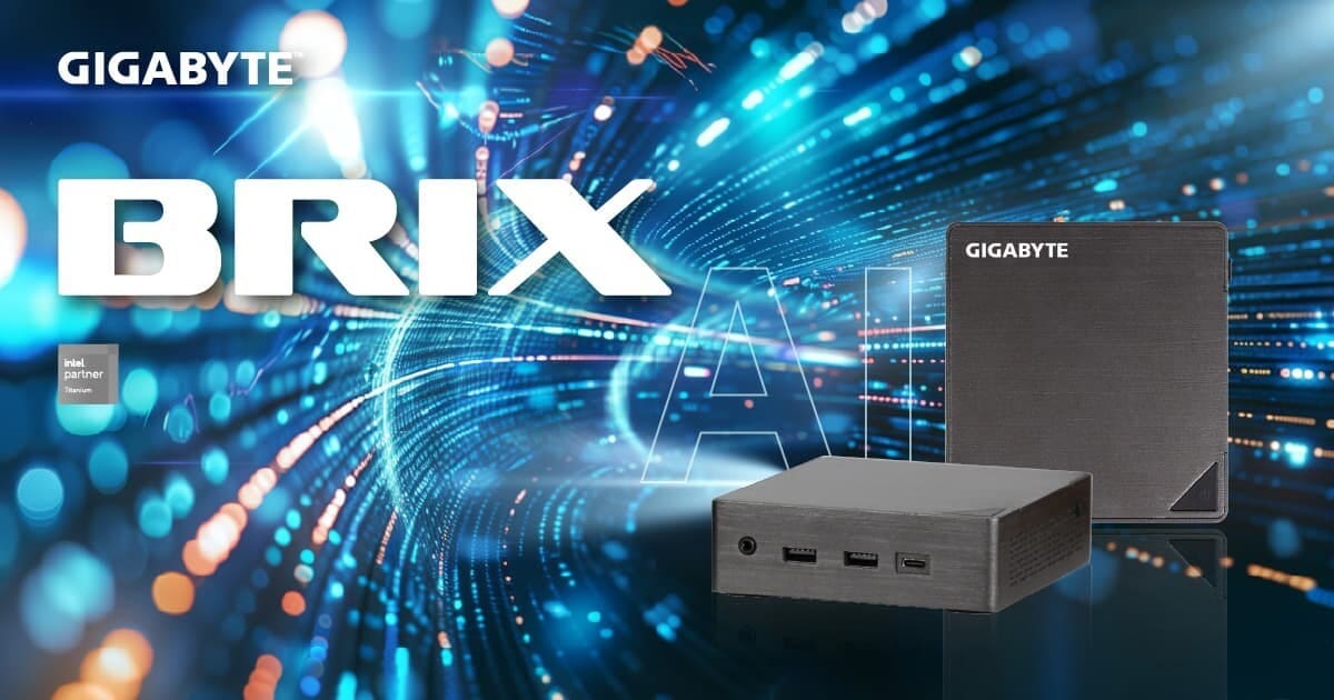 Gigabyte's BRIX Mainstream Series AI Mini PC Now Available